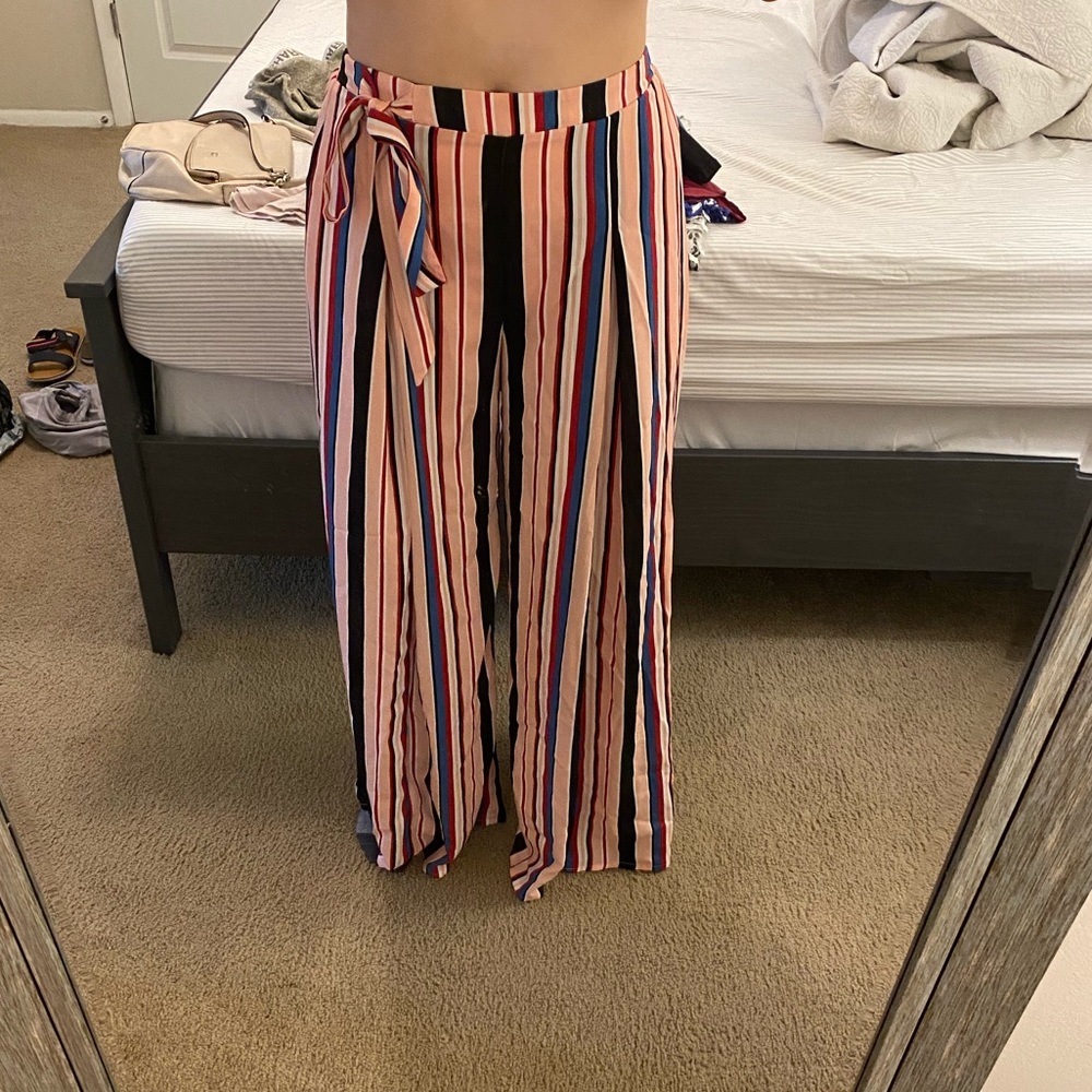 Copper Closet High Waisted Flowy Pants